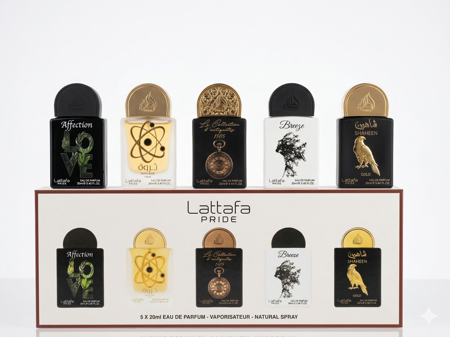 Lattafa Pride Discovery Set 5 x 20ml Luxury Collection